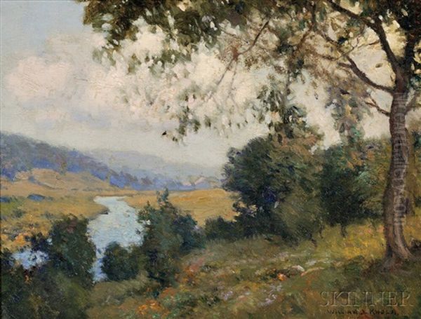 Apple Blossoms /a Landscape - view 1