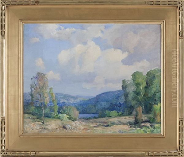 Clouds Over A Hilly Landscape - view 1
