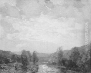 Moonrise Souhegan River New Ipswich, N.h.