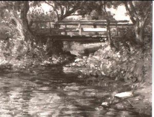 The Wooden Bridge by William Jurian Kaula