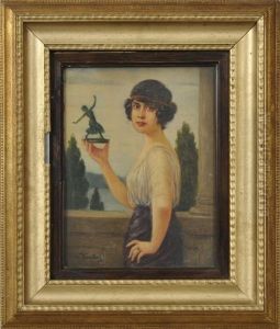 Bildnis Einer Jungen (ausdrucks-)tanzerin, Vielleicht Mary Wigman