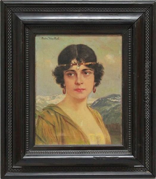 Madchen Des Jugendstils (wohl Tochter Des Kunstlers) - view 1