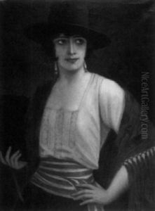 Portrait Of A Spanish Beauty by Anton Kaulbach