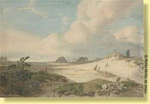 Personnages Dans Les Dunes Avec Lapins
