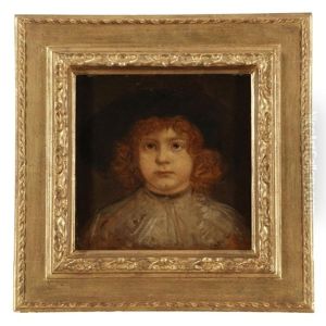 Portrat Eines Jungen by Friedrich Kaulbach