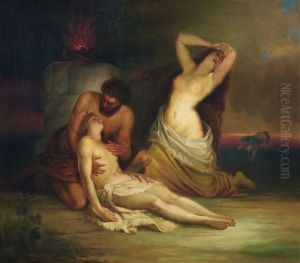 Lamentation Of A Young Woman by Friedrich Kaulbach