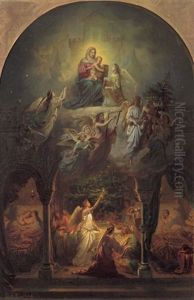 Eine Weihnachtsallegorie by Friedrich Kaulbach