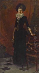 Prinzessin Gisela Von Bayern, Erzherzogin Von Osterreich by Friedrich August von Kaulbach