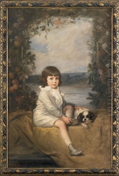 Untitled (portrait Of A Young Boy And His Dog) - view 1