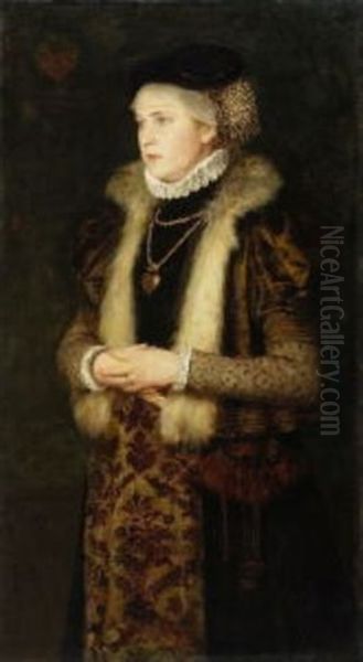 Johann Lahmeyer In Der Tracht Eines Burgfrauleins - view 1