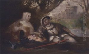 Henry Viii And Catherine Of Aragon by Friedrich August von Kaulbach