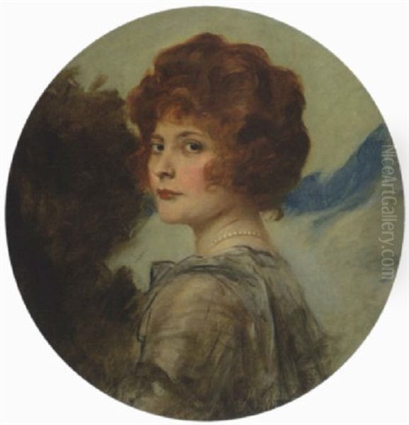 Junge Dame Mit Rotem Lockenschopf - view 1