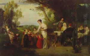 Ein Maientag by Friedrich August von Kaulbach