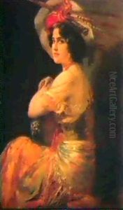 Die Tanzerin Guerero by Friedrich August von Kaulbach