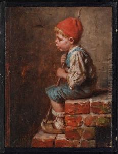 Seated Farm Boy Seated Farm Boy