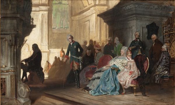 Johann Sebastian Bach Bei Friedrich Dem Grossen In Sanssouci - view 1