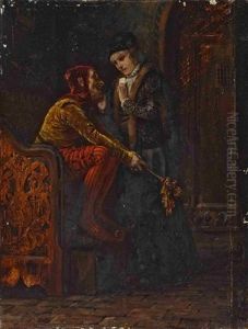 Vertrauensbitte by Hermann Kaulbach