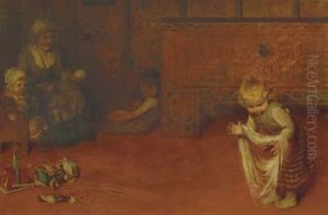 Mother's Helper by Hermann Kaulbach