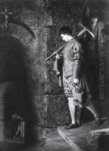 Besuch Im Kerker by Hermann Kaulbach