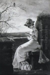 Das Billet D'amour by Hermann Kaulbach