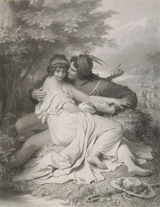 Unter Den Linden - Tandaradei (after Walther Von Der Vogelweide) by Wilhelm von Kaulbach