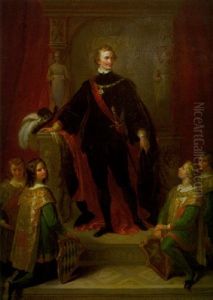 Konig Ludwig I. Als Hubertusritter