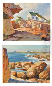 Two Coastal Scenes: Rocky Shore Two Coastal Scenes: Rocky Shore