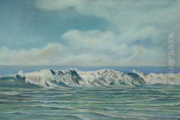 Seascape With Crashing Waves - view 1