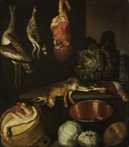 Vorratskammer Mit Schweineschinken