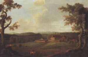 Ansicht Des Brunnaderngutes Bei Bern