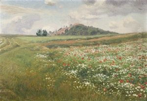 Fields With Wild Poppies by Frantisek Kavan