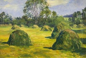 Krajina S Kupkami by Frantisek Kavan