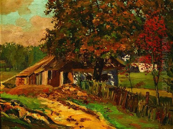 Autumn Landscape by Frantisek Kavan