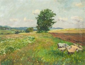 Landschaft Mit Baum by Frantisek Kavan