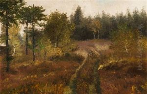 Heidelandschaft Im Herbst by Frantisek Kavan
