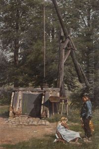 An Old Flemish Draw-well, Merxem An Old Flemish Draw-well, Merxem