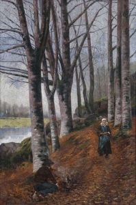 On The Banks Of The Laita, Finistiere by Joseph Malachy Kavanagh
