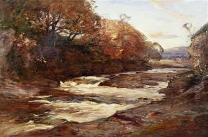 Autumnal River Landscape Autumnal River Landscape