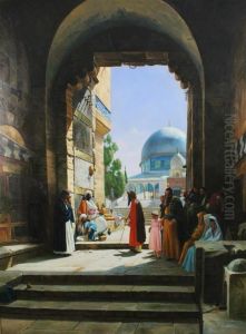 Entrance To The Temple Mount, Jerusalem