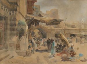 Strassenszene In Jaffa (street Scene In Jaffa)