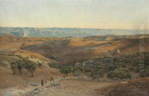 The Mountains Of Maob Seen From Bethany