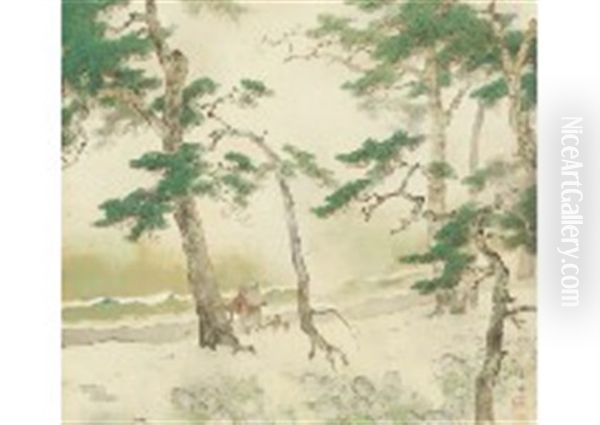 Pine Trees And Sound Of Waves - view 1