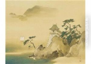 Old Temple On The Sea, Kannon At Hushimi Cape, Bigo Old Temple On The Sea, Kannon At Hushimi Cape, Bigo