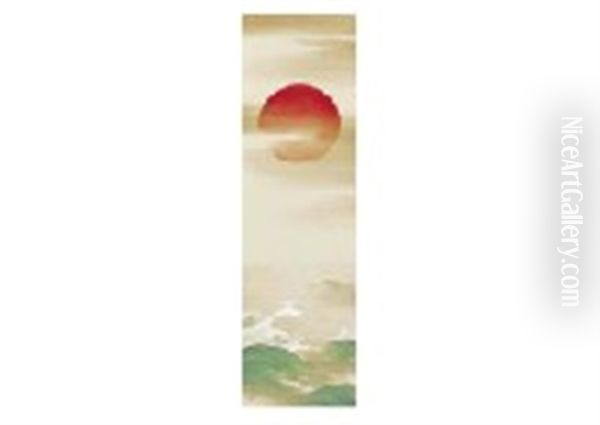 Rising Sun Above Sea - view 1