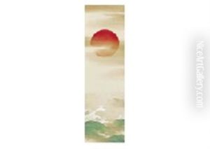 Rising Sun Above Sea by Manshu Kawamura