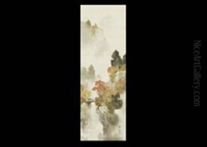 Landscape In Autumn by Manshu Kawamura
