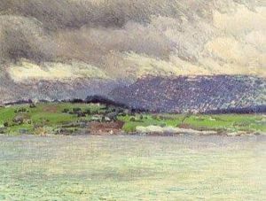 Am Bodensee Bei Romanshorn by Moritz Bauernfeind