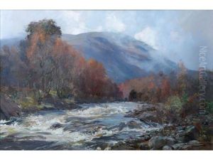 Autumn River by Archibald Kay