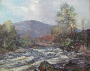 A Highland Stream by Archibald Kay