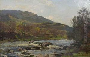 The Sun-dappled Slopes Of Ben Ledi by Archibald Kay